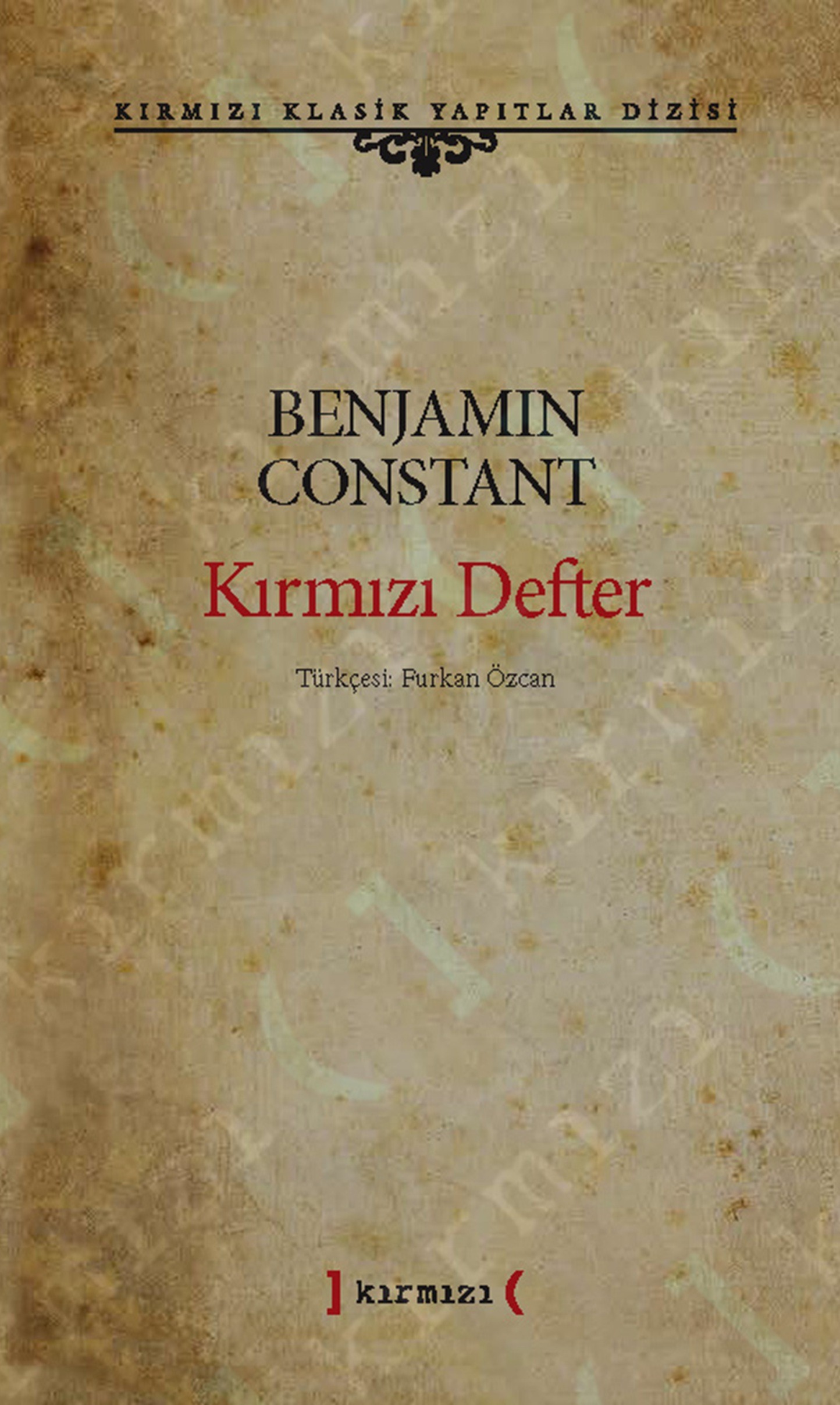 Kırmızı Defter Kapak Ön1