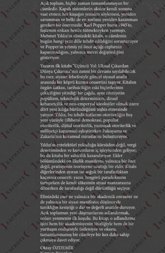 Açık Toplum ve Yeni Düşmanları - Görsel 3